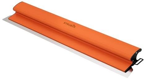 STRÜBER Flächenspachtel 800 mm mit Z-Griff und Edelstahlblatt 0,3 mm | Auswechselbare Klinge, 5 Breiten verfügbar, Ideal zum Verputzen von Wänden und Decken, Made in EU