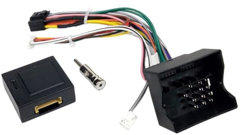 16 Pin Auto Kabelbaum mit CAN-Bus Decoder, ABS Ersatzkabel für Ford C-Max/Fiesta/für Focus/Fusion/für Kuga/für Mondeo/S-Max/Transit Modelle 2003-2016, Schwarz