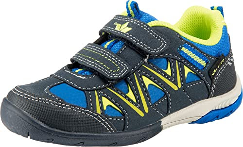 Lico Unisex Kinder Kolibri V H Sneaker, Blau Marine Lemon, 34 EU