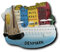 3D Dänemark Kühlschrank Magnet, berühmten Tourist Souvenirs, Kunstharz Kühlschrank Magnet Home und Küche Dekoration, Förderung Geschenk