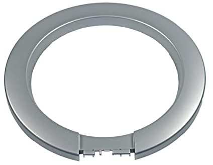 Anillo de puerta exterior plástico buey plata lavadora de carga frontal AEG Electrolux 1108252105 apto para Husqvarna Privileg Zanker ln79 w1000 w1050 p50 lav52 lav73 lav74 lav64 lav72 lavw12 lav12