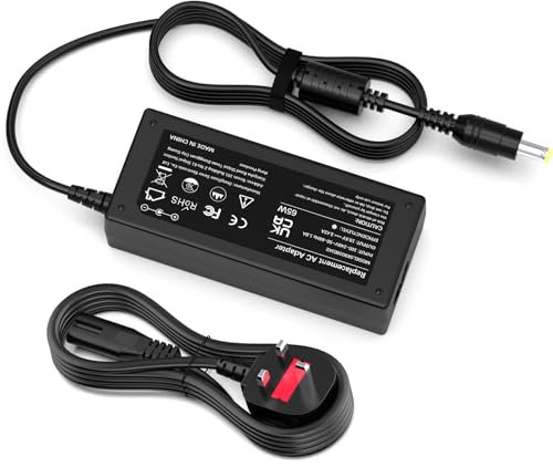 19V Power Supply for Acer Monitor S202HL S271HL SB220Q R240HY S220HQL S230HL S231HL S232HL S240HL S241HL; H226HQL H236HL H276HL G226HQL G236HL G246HL GN246HL 65W Monitor Power Supply