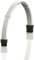 LINKUP - AVA 30cm PCI-E 8 Pin (6+2) GPU PSU Power Supply Braided Sleeved Custom Mod PC Extension Cable w/Combs | Strong & Stiff Design | Single Pack | 300mm - White