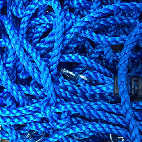 Loggyland Filet d'escalade de 2,50 m de haut, 1 m de large, différentes couleurs de filet au choix (H x l) 2,5 x 1 sans construction en bois (bleu)