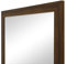 Espejo de Pared en Madera, Fabricado en España | Varios Tamaños y Colores | Ideal para Salón, Recibidor, Vestidor, Dormitorio y Baño. (397 Nogal, 57x77 cm)