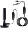 Portable Digital TV Aerial, Digital Freeview HDTV Antenna, DVB-T TV Magnetic Mount Aerial for Motorhome Caravan Boat Car