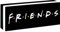 FRIENDS Logo Leuchte - Offiziell lizenzierte TV-Show, USB- oder batteriebetriebene Deko, Geschenk für Sitcom-Fans