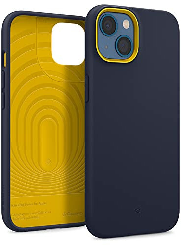 Caseology Nano Pop Case Compatible with iPhone 13 mini Anti-Dust Coating Phonecase - Blueberry Navy