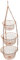 LOVIVER Copper Hanging Fruit Basket, 3-Tier Wrought Iron Organizer, 7 x 9 x 11 (H: 30)