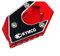 Für Kymco Xciting 250 300 350 400 400i 250i 300i 350i Motorrad Ständer Fuß Seitenverlängerung Pad Stützplatte Vergrößern Ständer Schuh FüR MotorradstäNder (Farbe : Red-A)