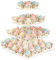 AMEITECH Présentoir à cupcakes carré à 4 étages en acrylique pour décoration de cupcakes - Pour mariage, anniversaire, fête à thème - Transparent