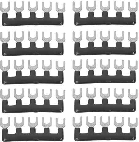 Jumper Block Klemmleiste, Schwarze Klemmleiste 10 Stück für Verteilerkasten (TB-1505)