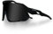 JOGVELO Polarisierte Sonnenbrille, Sportbrille-Sonnenbrille mit 3 Wechselgläsern für Herren Damen Sport Radfahren MTB Radbrille Sportbrille Fahren Angeln Baseball Laufen, Schwarz