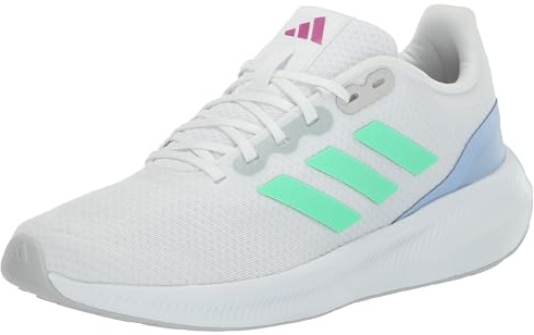 adidas Men's Running Shoe, White/Pulse Mint/Blue Dawn, 8.5 UK