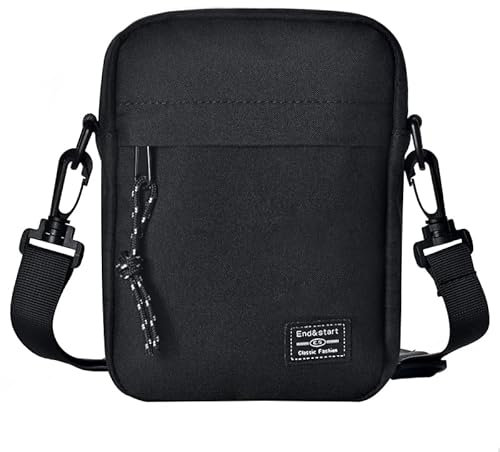 MXFDOKD Herren Handy Schultertaschen, Handytasche zum Umhängen,Klein Männer Taschen Seitentasche Klein Wasserdichte Reißverschluss Herrentasche Handtasche Handy Brieftasche Messenger Bag Kuriertasche