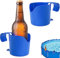 Getränkehalter Pool,Kunststoff Getränkehalter Poolrand,Poolside Drink Hanging Cup Holder Passt für die meisten Pools Pool Zubehör,für Multifunktionaler Poolzubehör,Poolside,Spa,Bierkastenkühler Pool