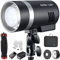 Godox AD300Pro Blitzlicht 300Ws Outdoor Flash 2.4G Wireless 5600K TTL 1 / 8000s HSS 0,01~1,5s Recyclingzeit 320 voller Blitz 2600mAh Akku für Canon Nikon Sony Fuji Panasonic Pentax Olympus Kamera