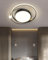 XIANHE Deckenlampe Wohnzimmerlampe LED Deckenleuchte Dimmbar 3000k-6500k Rund Gold mit Fernbedienung 30W Acryl Lampenschirm Design Decke Lampen für Schlafzimmer Wohnzimmer Esszimmer küchen (Schwarz)