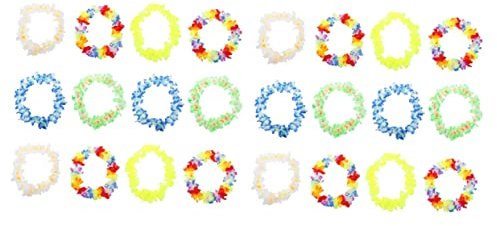 TOPBATHY 24stücke Bunte Kunstblumen Girlanden Dekorative Wreaths Für Partys Hochzeiten Und Hawaiianische Feiern Mit Lebensechten Farben Und Handgefertigten Details