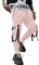 XYXIONGMAO Pantalon de jogging pour homme techwear hip-hop sarouel streetwear tactique, rose, Taille L