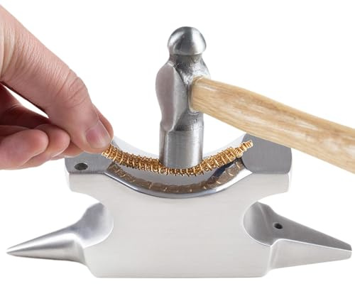 Horn -Amboss, doppelt beendetes Horn -Amboss - Schwarzkutschhorn -Anvil Stand Workbench,Blacksmithing Juwely Making -Werkzeug für Männer, Frauen, Metallarbeiter, Juweliere