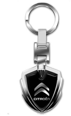 ZGNBKLS Porte Clef Voiture pour Citroen C2 C3 C4 C5 C6 C3-XR C4X C5X DS, Durable Porte Clé Voiture Accessoires pour Clés de Voiture
