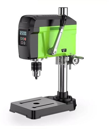 ZKLGS Taladro de Columna, Taladro De Sobremesa Sin Escobillas De 400W, Perforadora con Prensa, BG-516809 De 1,5-13mm, Perforadora con Prensa De Taladro, Taladro Eléctrico para Metal, Madera