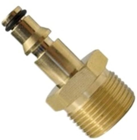 Ajhui M22 14MM Fitting Hose Connector High Pressure Washer Hose Adapter Replacement Parts And Accessories Compatible With Karcher Lavor Bosch(Chocolate)