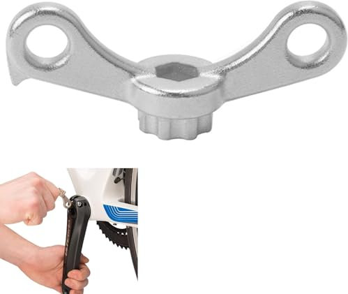 Cylocrya Herramienta de extracción de manivela para Bicicleta, Herramienta extractora de bielas 2 en 1, para Shimano Hollowtech II, Compatible con Bicicletas de Carretera y montaña