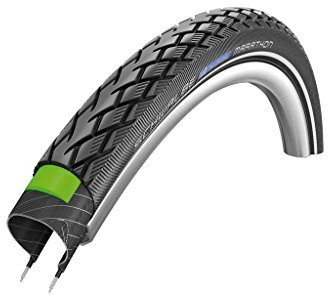 Schwalbe Fahrrad Reifen Marathon ENC // Alle Größen, Variant: Schwarz Reflex, Drahtreifen, Dimensions: 40-406 (20 x 1,50)