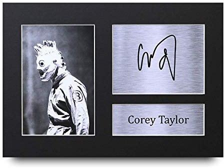 HWC Trading Corey Taylor A4 Ungerahmt Signiert Gedruckt Autogramme Bild Druck-Fotoanzeige Geschenk Für Slipknot Musik-Fans