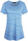 iClosam Damen Sportshirt Yoga Top Laufen Fitness Funktions Shirt, Blau XXL
