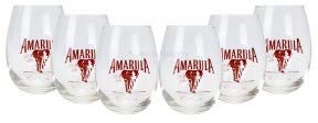 Amarula Likör Tumbler Set - 6x Gläser 2 und 4cl geeicht Glas Bar eiförmig