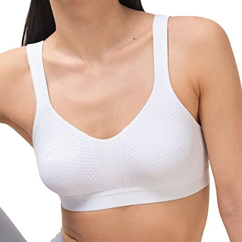 TriAction Damen Energy Lite Ex Sports Bra Non-wired, Weiß, 75B EU