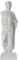 Hippokrates von Kos Vater der Medizin Alabaster Statue 24cm