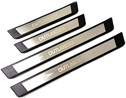 Einstiegsleisten Abdeckung Zierleisten FüR Mitsubishi Outlander 2016-2020, Edelstahl TüRschweller Schutz Leisten Schwellerleisten Interieur Ladekantenschutz Auto ZubehöR, 4 StüCk