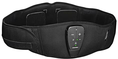 Compex Corebelt 1.0, Unisex-Elektrostimulator für Erwachsene, Schwarz, L/XL