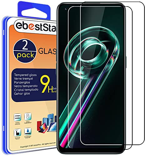 ebestStar - Cristal Templado x2 para Realme 9 Pro+ Pro Plus, Protector Pantalla Película Vidrio, Antigolpes