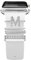 Compatibile con Cinturini in Silicone per Apple Watch 38mm 40mm 41mm 42mm 44mm 45mm 49mm, Decorativi con Diamanti in Metallo per Cinturini Accessori per iWatch Ultra 8 7 6 5 4 3 SE,lettera M