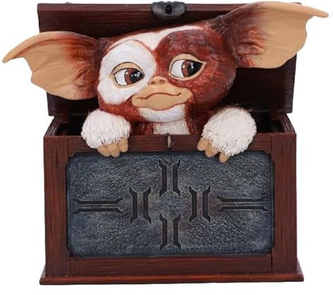 Nemesis Now Gremlins Gizmo You Are Ready Figur aus Kunstharz, 12,5 cm, Braun, offizielles Lizenzprodukt von Gremlins, Gremlims Gizmo in Einer Box, aus feinstem Harz gegossen, fachmännisch handbemalt