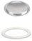 Anillo de sellado para cafetera + filtro de silicona de grado alimenticio, para café, espresso, moca, estufa, olla, 12 tazas + tamiz