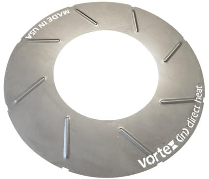 VORTEX (IN)DIRECT HEAT Accessories for Weber Kettle, Big Green Egg, Kamado, BGE and Charcoal Grills (Charcoal Heat Controller Baffle)