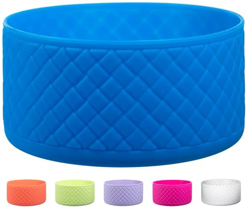 VGHNQ Silicone Boots for Hydro Sport Flask 32 oz 40 oz, Bottom Boot Protector Sleeve Cover for Hydro Sport Flask Water Bottle Accessories (Fits Hydro 32oz-40oz Bottles, Blue)