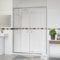Aquariss 1400x1900mm Sliding Double Shower Enclosure for Wetroom Cubicle with 6mm Easy Clean Glass Shower Screen Door Chrome