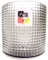 Lampenschirm 102 105 42 mm 6x Glas grau getönt Struktur Tischlampe Deckenleuchte