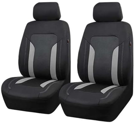 OSTREY Auto-Mesh-Sitzbezüge für Seat Cupra Born 2021+, Rücksitz-Split-Airbag-Schutz, Dekoration, atmungsaktiv, abnehmbare Sitzbezüge, Auto-Innenraum-Zubehör,A 2 Front Seat Covers