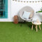 Steffensmeier Kunstrasen Rasenteppich Park Meterware | wasserdurchlässig UV- Beständigkeit für Balkon, Terrasse, Garten | Grün, Größe: 400x300 cm