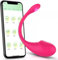 Layhou Kabelloses Vibro-Ei für Frauen, APP-Steuerung, G-Punkt-Vibrator, Sprung-Ei mit 9 Vibrationsfrequenzen, weiblicher Masturbator, Sexspielzeug für Erwachsene mit 2 Sex-Leuchtwürfeln