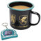Blue Sky Studios Juego de taza y llavero de autobús nocturno de Harry Potter, regalo de Hogwarts, mercancía de cultura pop y coleccionable