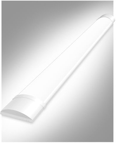 Sararoom 3FT LED Batten Light 30W, 3600LM, 6500K Cold White, 90cm 35.4in LED Strip Lights, Surface Mounting Ceiling Light for Office, Home, Basement, Garage